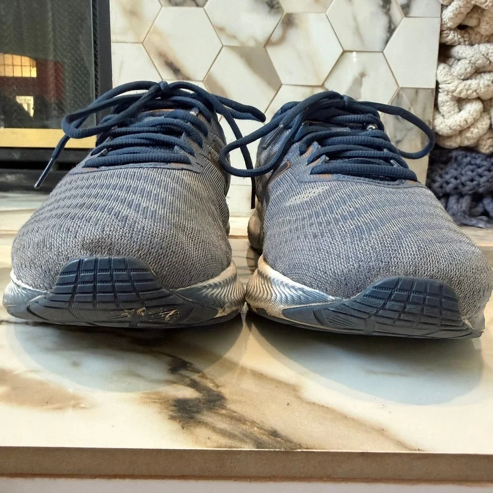 Asics‎ Gel-Nimbus 22 Men's 9 Navy Blue Copper Running Shoes 1011A680 Sneaker